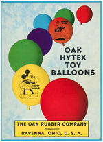 "THE OAK RUBBER COMPANY" PROMOTIONAL LOT FEATURING DISNEY BALLOONS.