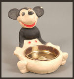 UNUSUAL MICKEY MOUSE ASHTRAY.