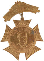 FRANK MERRIWELL EARLY AND HISTORIC DIME NOVEL PREMIUM BADGE.