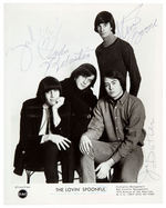 "THE LOVIN' SPOONFUL" SIGNED VINTAGE PUBLICITY PHOTO.