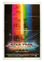 "STAR TREK THE MOTION PICTURE" CAST-SIGNED MOVIE POSTER.