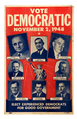 TRUMAN/BARKLEY JUGATE AND MISSOURI STATE COATTAILS WITH GOVERNOR AND 5 OTHERS.
