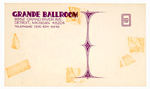 CREAM GRANDE BALLROOM CONCERT POSTCARD.