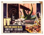 "IT CAME FROM BENEATH THE SEA/CULT OF THE COBRA/TARANTULA" HORROR MOVIE LOBBY CARD TRIO.