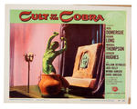 "IT CAME FROM BENEATH THE SEA/CULT OF THE COBRA/TARANTULA" HORROR MOVIE LOBBY CARD TRIO.