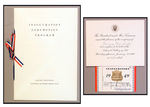 TRUMAN INAUGURAL PROGRAM/INVITATION/POLICE PASS.