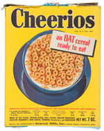 CHEERIOS BOX WITH “HARPO MARX HALL OF FUN POP-OUT”.