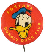 DONALD DUCK AUSTRALIAN THEATER CLUB BUTTON.