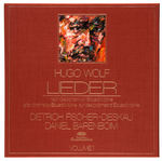 “HUGO WOLF LIEDER” BOXED RECORD SET WITH DAN HOWARD ORIGINAL COVER PAINTING.