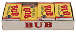 "BUB BUBBLEGUM" BOX & GUM PACKS.