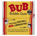 "BUB BUBBLEGUM" BOX & GUM PACKS.