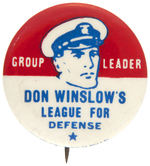 DON WINSLOW FOUR PREMIUMS FROM HIS SQUADRON OF PEACE & LEAGUE FOR DEFENSE.