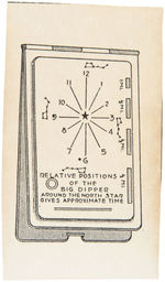 JACK ARMSTRONG HELIOGRAPH AND DISTANCE FINDER WHEATIES RARE TEST PREMIUM.