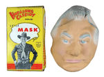 "HOPALONG CASSIDY AUTHENTIC LATEX MASK" WITH BOX.