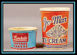 HOPALONG CASSIDY COTTAGE CHEESE/ICE CREAM CONTAINERS.