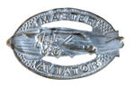 "MASTER AVIATOR" LARGE EMBOSSED UNUSUAL BADGE.