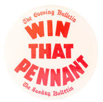 RARE SLOGAN FOR PHILLIES WHIZ KIDS, 1950.