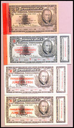 FDR 1936 CONVENTION TICKETS.