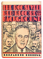 "THE ROOSEVELT RED RECORD AND IT'S BACKGROUND" BOOK.