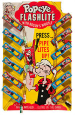 “POPEYE FLASHLITE WITH BOSUN’S WHISTLE” COMPLETE STORE DISPLAY.