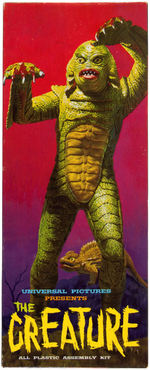 "THE CREATURE" FROM THE BLACK LAGOON BOXED AURORA MODEL KIT.