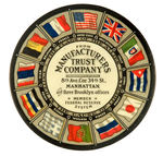 WORLD WAR I PAPERWEIGHT MIRROR FOR ANCESTOR OF CITIBANK.