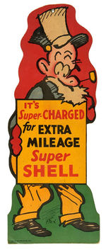 TOONERVILLE FOLKS/THE SKIPPER SHELL GAS SIGN.