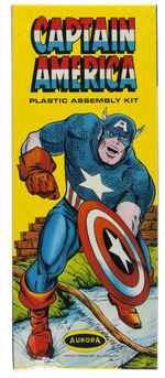 "CAPTAIN AMERICA" AURORA FACTORY-SEALED MODEL KIT.