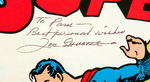 JOE SHUSTER SIGNED "FAMOUS 1ST EDITION SUPERMAN #1".