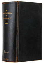 "AN ENCYCLOPEDIA OF RURAL SPORTS" BY DELABERE P. BLAINE.