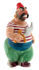 "PETER PAN" TURK PIRATE ZACCAGNINI FIGURINE.