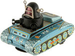 "V-2" SPACE TANK AKA ROBBY THE ROBOT TANK BATTERY-OPERATED TOY (COLOR VARIETY).