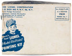 "LIONEL MODEL RAILROAD PRINTING KIT" BOXED PREMIUM.