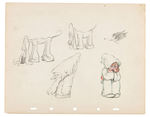 FERDINAND HORVATH ANIMATION CHARACTER ORIGINAL CONCEPT ART LOT.