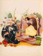 "WALT DISNEY'S SNOW WHITE AND THE SEVEN DWARFS" HARDCOVER BOOK PAIR.