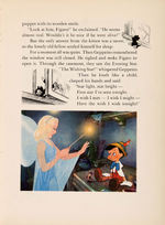 "WALT DISNEY'S VERSION OF PINOCCHIO" HARDCOVER WITH DUSTJACKET.