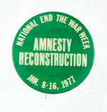 "NATIONAL END THE WAR WEEK" BUTTON.