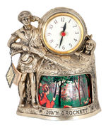 "DAVY CROCKETT" HIGH QUALITY MOTION LAMP/CLOCK WITH RARE BOX.