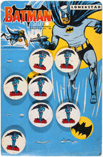 "BATMAN" BUTTON DISPLAY.