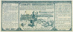 BEN BUTLER 1878 MASSACHUSETTS GOVERNOR RACE SATIRICAL $1000 BILL.