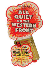 "ALL QUIET ON THE WESTERN FRONT" MOVIE SIGN/HANGER.