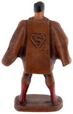 SCARCE SUPERMAN BROWN & RED VARIETY PROMOTIONAL FIGURE.