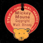 “STEIFF MICKEY MOUSE” DOLL WITH TAG.