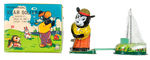 “MECHANICAL BEAR GOLFER” BOXED TIN LITHO  WIND-UP BY TPS.