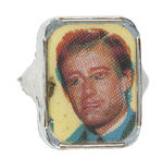 MAN FROM U.N.C.L.E. PAIR OF FLICKER RINGS, ONE A RARITY.