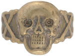 THREE EARLY SKULL RINGS.