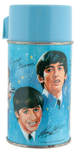 “THE BEATLES” METAL LUNCH BOX WITH THERMOS.