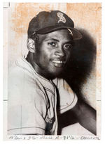 1954 ROBERTO CLEMENTE SANTURCE CRABBERS EARLY & HISTORIC NEWS SERVICE PHOTO.