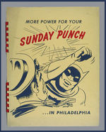 PHILADELPHIA NEWSPAPER COMIC STRIP PROMO BOOKLET WITH BATMAN.