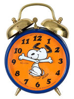 SNOOPY WIND-UP ALARM CLOCK.